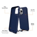 Apple iPhone 15 Pro Max Uyumlu Kılıf Zore Airbag Kenarlı T-Max Mat Standlı Kapak - 23