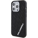 Apple iPhone 15 Pro Max Uyumlu Kılıf Karl Lagerfeld Silikon 3D Multi Logo Orjinal Lisanslı Kapak