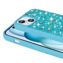 Apple iPhone 15 Uyumlu Kılıf Parlak Taşlı Tasarım Zore Linea Kapak - 1