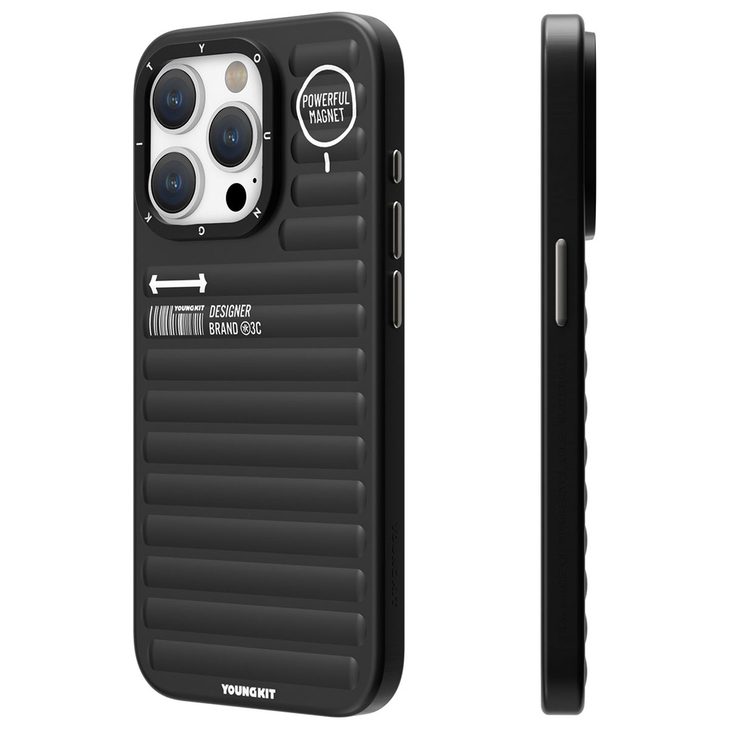 Apple iPhone 15 Pro Uyumlu Kılıf Mat Renkli Tasarım YoungKit Original Serisi Kapak - 2