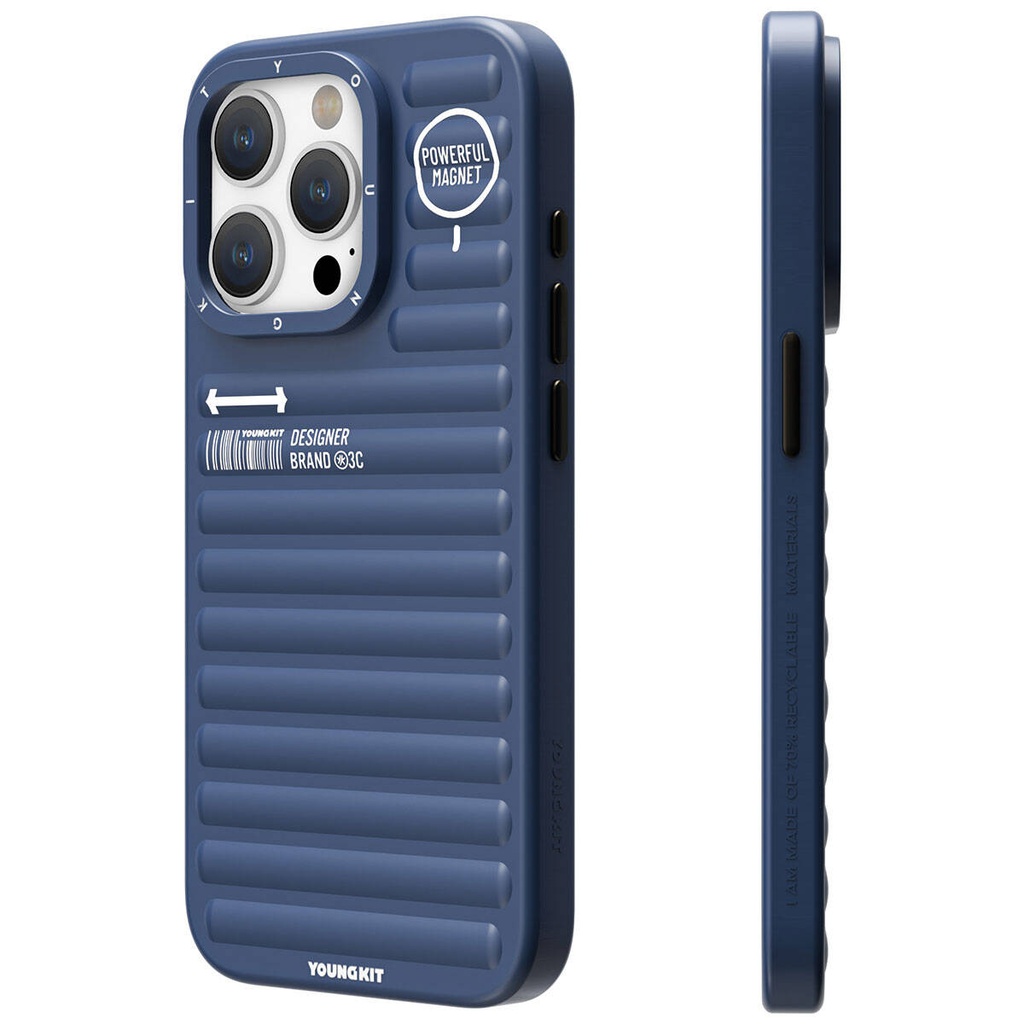 Apple iPhone 15 Pro Uyumlu Kılıf Mat Renkli Tasarım YoungKit Original Serisi Kapak - 3