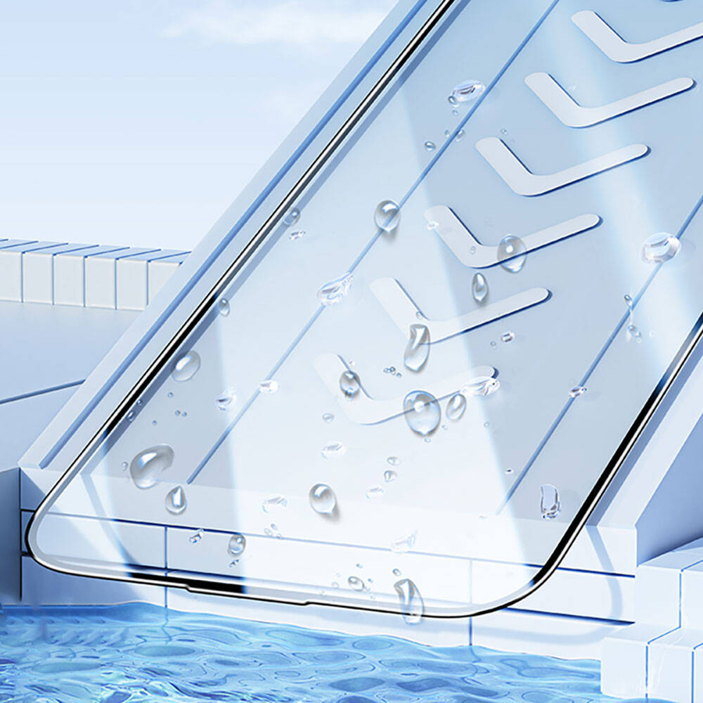 Apple iPhone 15 Pro Uyumlu Benks V Pro Ultra Shield 0.3mm Ekran Koruyucu + Kolay Uygulama Aparatlı - 8