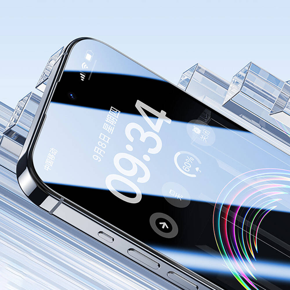 Apple iPhone 15 Plus Uyumlu Benks V Pro Ultra Shield 0.3mm Ekran Koruyucu + Kolay Uygulama Aparatlı - 7