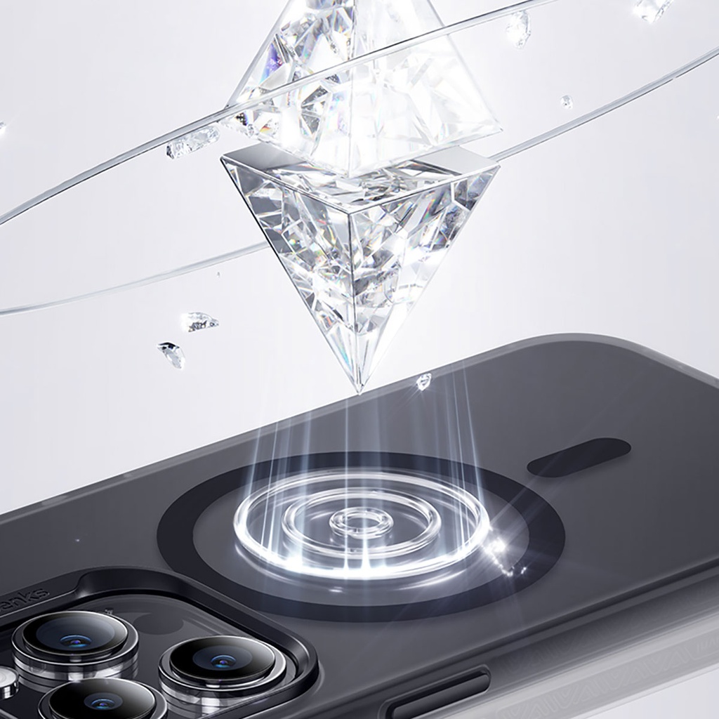 Apple iPhone 15 Pro Uyumlu Kılıf Magsafe Şarj Özellikli Benks Lucid Armor Kapak - 3