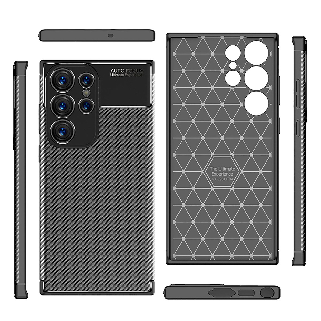 Samsung Galaxy S23 Ultra Uyumlu Kılıf Zore Negro Silikon Kapak - 1