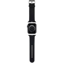 Apple Watch 42mm Uyumlu Karl Lagerfeld Orjinal Lisanslı İkonik Karl Head Logolu Silikon Kordon