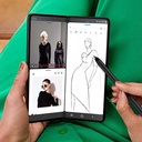 Samsung Galaxy Z Fold 4 Uyumlu Wiwu Dokunmatik Çizim Kalemi - 3