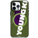 Apple iPhone 15 Pro Uyumlu Kılıf Magsafe Şarj Özellikli Youngkit Binfen Serisi Yazı Temalı Kapak - 5