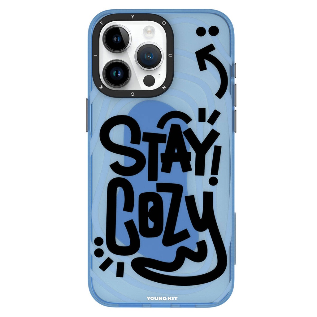 Apple iPhone 15 Pro Max Uyumlu Kılıf Desenli Youngkit Happy Hearth Serisi Kapak - 4