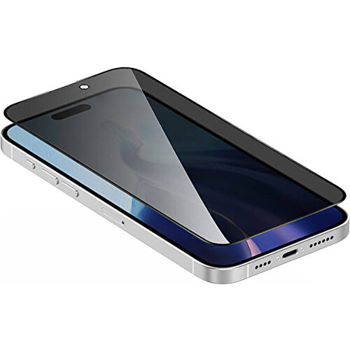 Apple iPhone 15 Plus Uyumlu Recci RSP-A07SP 3D Privacy Shield Temperli Cam Ekran Koruyucu