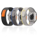 Apple Watch 7 41mm Uyumlu Wiwu Trail Loop Naylon Örgü İşlemeli Hasır Kordon Strap Kayış - 1