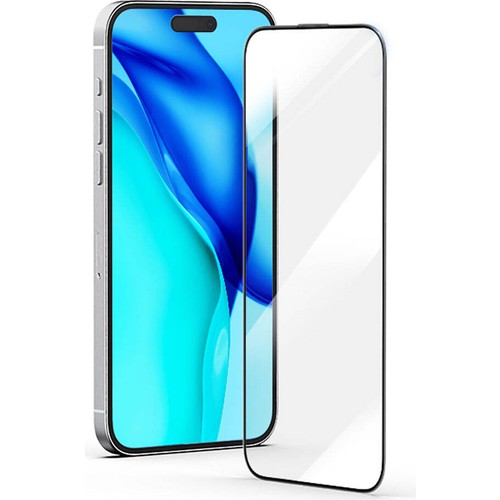 Apple iPhone 15 Pro Uyumlu Recci RSP-A21HD Full Transparan Temperli Cam Ekran Koruyucu