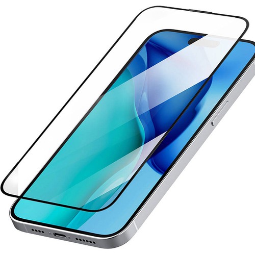 Apple iPhone 15 Pro Max Uyumlu Recci RSP-A23HD Full Transparan Temperli Cam Ekran Koruyucu