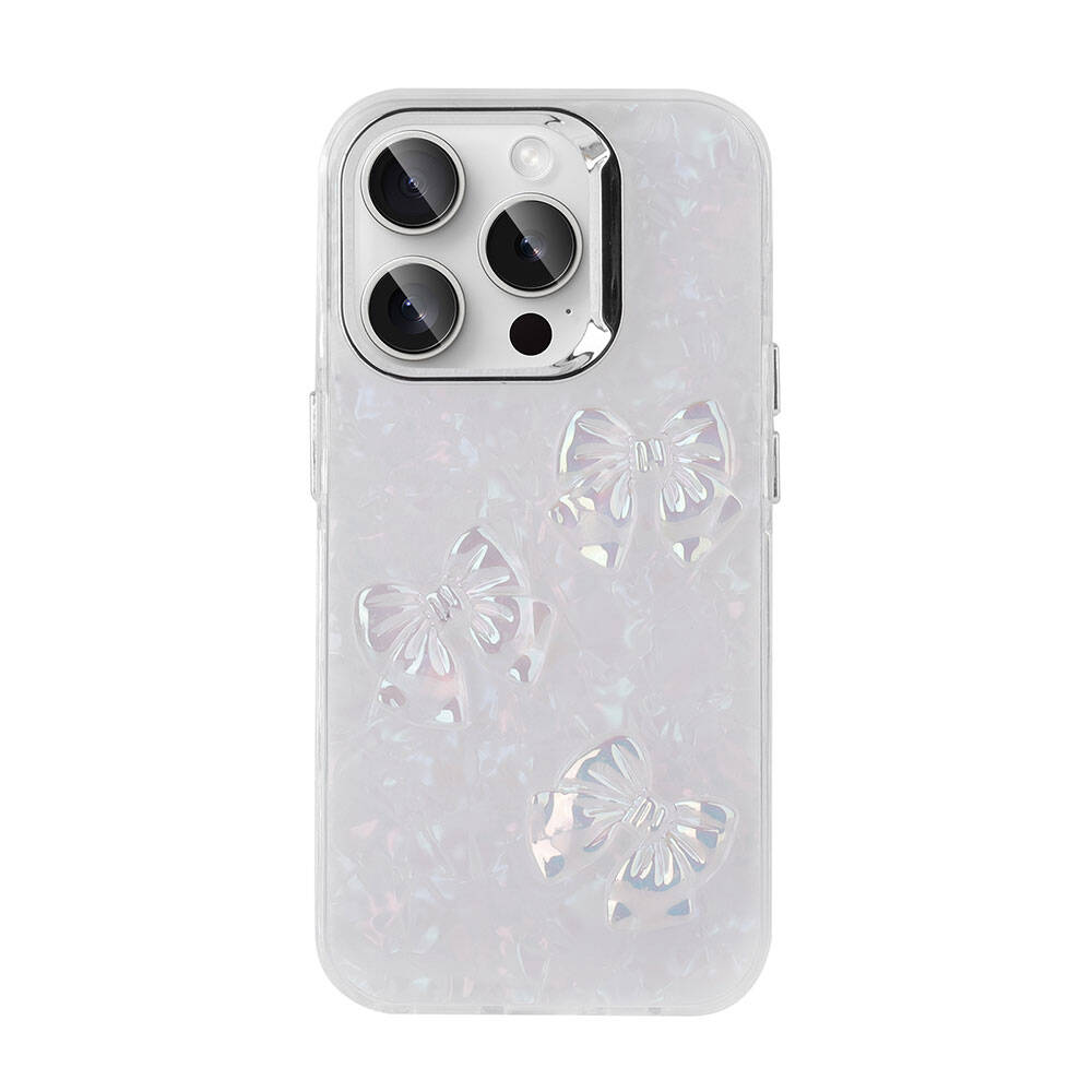 Apple iPhone 15 Pro Max Uyumlu Kılıf Kabartma Figürlü Parlak Zore Eralli Silikon Kapak - 6