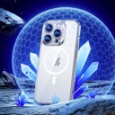 Apple iPhone 14 Pro Max Uyumlu Kılıf Magsafe Şarj Özellikli Premium Cam Arka Yüzey Benks Electroplated Kapak - 4