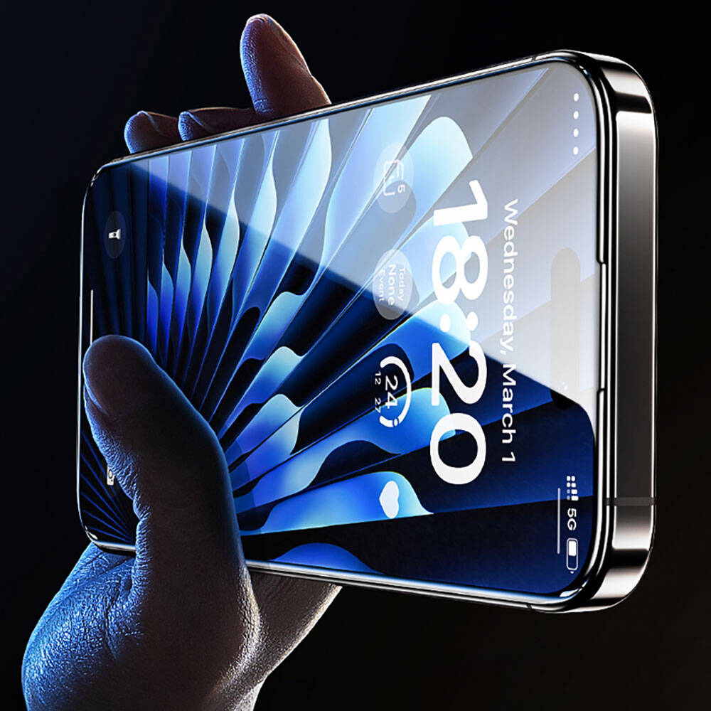 Apple iPhone 15 Uyumlu Benks V Pro Sapphire Shield Ekran Koruyucu + Kolay Uygulama Aparatlı - 9