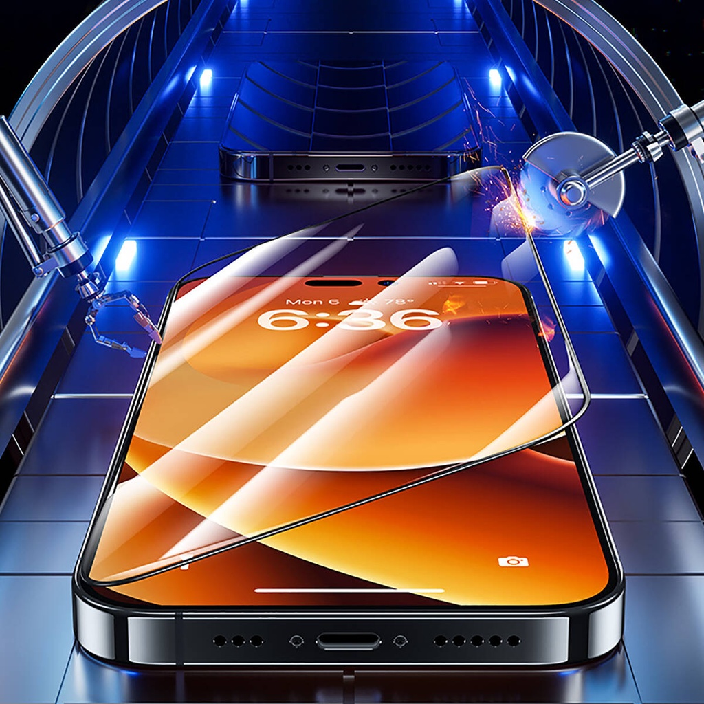 Apple iPhone 15 Pro Uyumlu ​​​​Max Benks Air Shield Ekran Koruyucu 10 Adet - 5