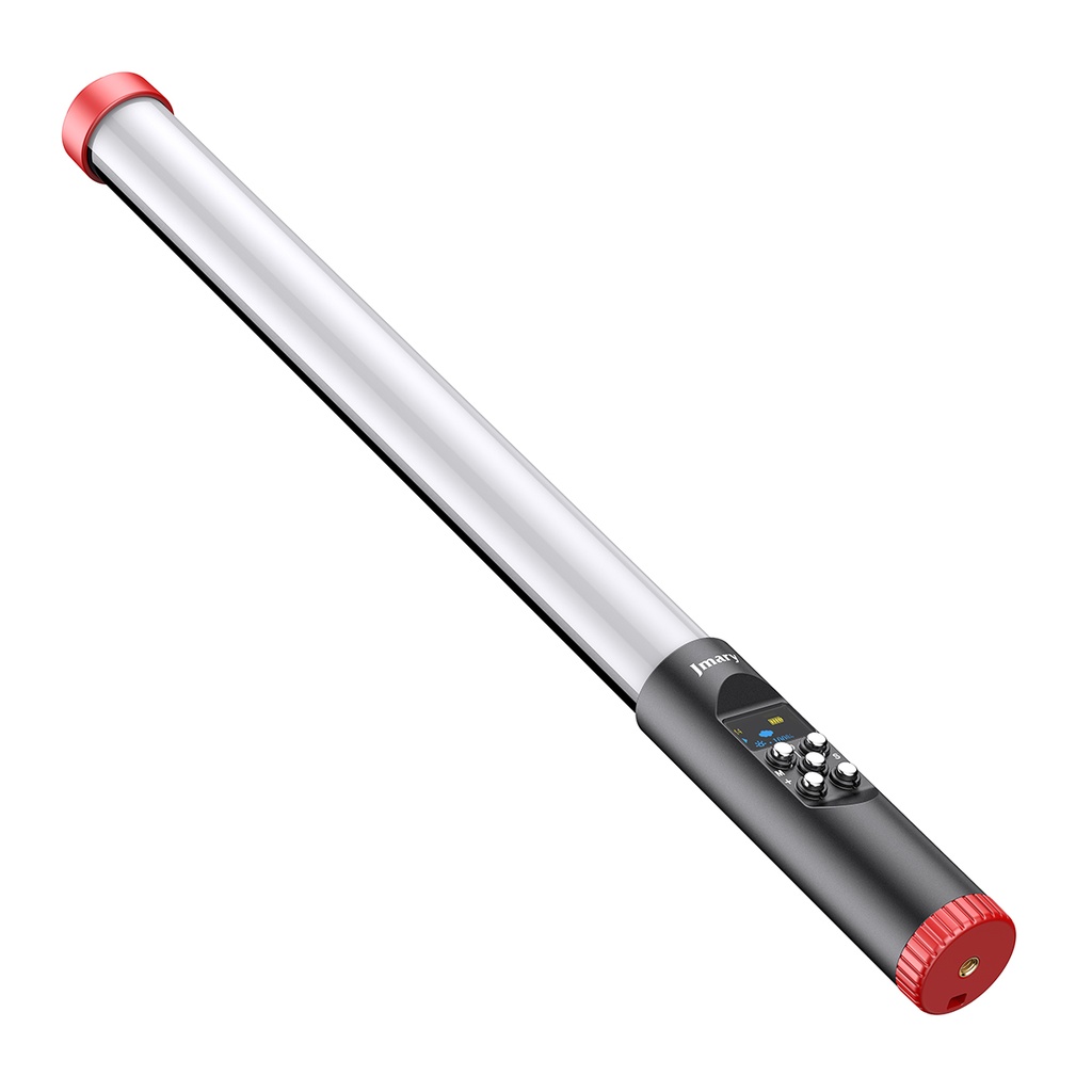 Jmary FM-128RGB OLED Ekran Göstergeli RGB Led Işıklı Su Geçirmez Aydınlatma Çubuğu - 2