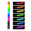 Jmary FM-128RGB OLED Ekran Göstergeli RGB Led Işıklı Su Geçirmez Aydınlatma Çubuğu - 3