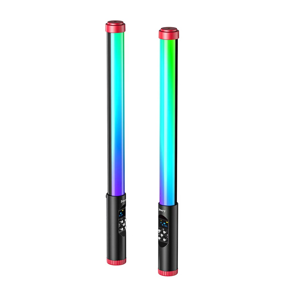 Jmary FM-128RGB OLED Ekran Göstergeli RGB Led Işıklı Su Geçirmez Aydınlatma Çubuğu - 8