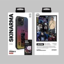 Apple iPhone 15 Uyumlu Kılıf SkinArma Holografik Tasarımlı Standlı Deri Görünümlü Kira Kobai Kapak