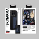 Apple iPhone 15 Pro Max Uyumlu Kılıf SkinArma Standlı Deri Görünümlü Slate Kapak - 12