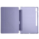 Samsung Galaxy Tab S9 FE Plus Uyumlu Kılıf Zore Tri Folding Kalem Bölmeli Standlı Kılıf - 21