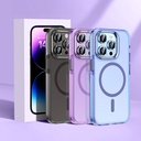 Apple iPhone 15 Pro Max Uyumlu Kılıf Airbagli Magsafe Wireless Şarj Özellikli Lens Koruyuculu Zore Klaptika Kapak - 5