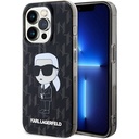 Apple iPhone 15 Pro Max Uyumlu Kılıf Karl Lagerfeld IML İkonik Monogram Orjinal Lisanslı Kapak