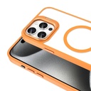 Apple iPhone 15 Pro Max Uyumlu Kılıf Magsafe Wireless Şarj Özellikli Standlı Magsafe Klon Lensli Kapak - 5