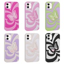 Apple iPhone 11 Uyumlu Kılıf Sıvılı Simli Kelebekli Tasarım Zore Vodena Kapak - 1