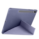 Samsung Galaxy Tab S9 FE Plus Uyumlu Kılıf Zore Tri Folding Kalem Bölmeli Standlı Kılıf - 33