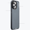 Apple iPhone 15 Pro Max Uyumlu Kılıf Buzlu Mat Tasarım Youngkit Colored Sand Serisi Kapak - 7