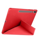 Samsung Galaxy Tab S9 FE Plus Uyumlu Kılıf Zore Tri Folding Kalem Bölmeli Standlı Kılıf - 36