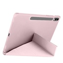 Samsung Galaxy Tab S9 FE Plus Uyumlu Kılıf Zore Tri Folding Kalem Bölmeli Standlı Kılıf - 38