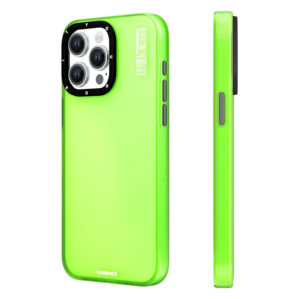 Apple iPhone 15 Pro Uyumlu Kılıf Buzlu Mat Tasarım Youngkit Hidden Sand Serisi Kapak - 13