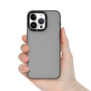 Apple iPhone 15 Pro Max Uyumlu Kılıf Buzlu Mat Tasarım Youngkit Hidden Sand Serisi Kapak - 4