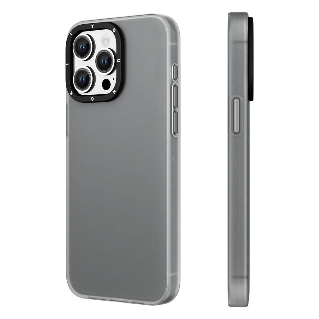 Apple iPhone 15 Pro Max Uyumlu Kılıf Buzlu Mat Tasarım Youngkit Hidden Sand Serisi Kapak - 8