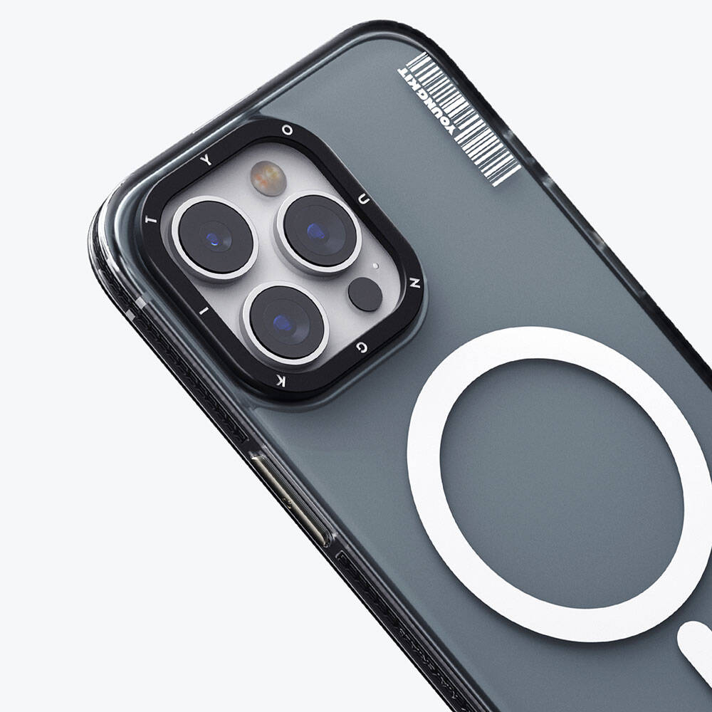 Apple iPhone 15 Pro Uyumlu Kılıf Magsafe Şarj Özellikli Youngkit Jiansha Serisi Kapak - 8