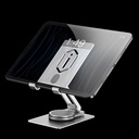 Wiwu ZM107 Taşınabilir Katlanabilir 360 Dönebilen Metal Telefon ve Tablet Standı - 6
