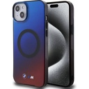 Apple iPhone 15 Plus Uyumlu Kılıf BMW Magsafe Şarj Özellikli Transparan Renk Geçişli Dizayn Orjinal Lisanslı Kapak