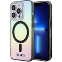 Apple iPhone 15 Pro Max Uyumlu Kılıf BMW Magsafe Şarj Özellikli Transparan Renk Geçişli Iridescent Orjinal Lisanslı Kapak