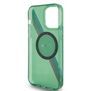 Apple iPhone 15 Pro Uyumlu Kılıf BMW Magsafe Şarj Özellikli Transparan Tricolor Stripes Orjinal Lisanslı Kapak