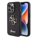 Apple iPhone 15 Pro Uyumlu Kılıf Guess Orjinal Lisanslı 4G Büyük Metal Logolu Glitter Kapak - 1