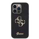 Apple iPhone 15 Pro Uyumlu Kılıf Guess Orjinal Lisanslı 4G Büyük Metal Logolu Glitter Kapak - 3