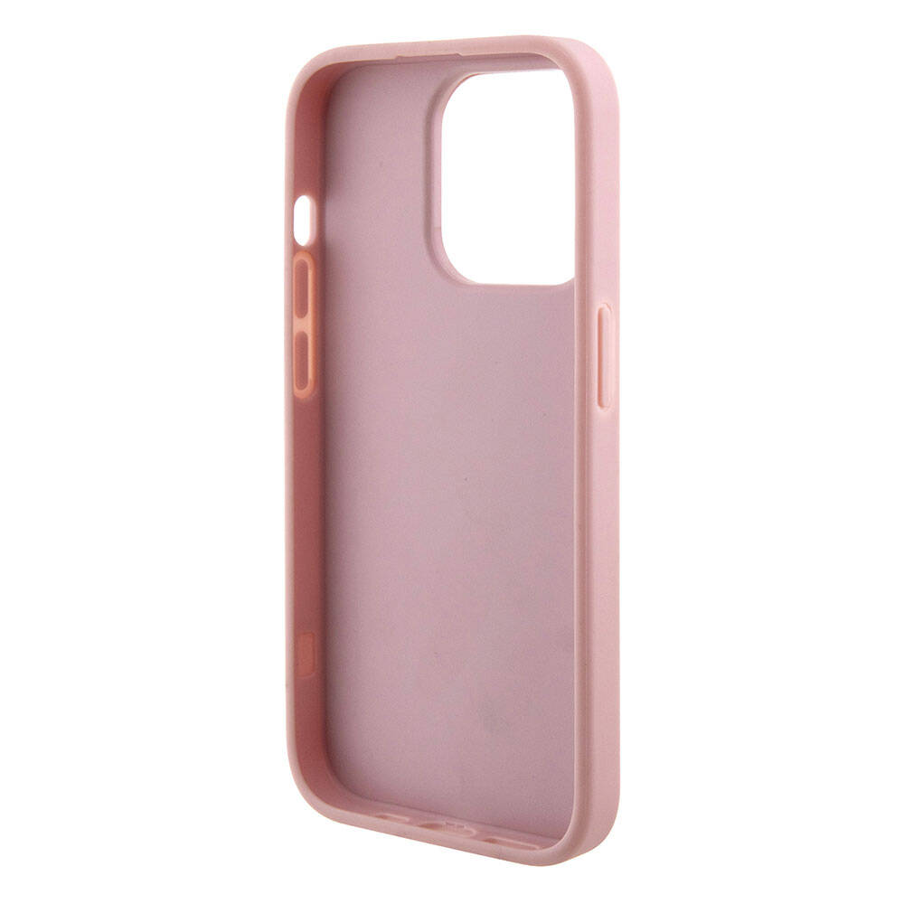 Apple iPhone 15 Pro Max Uyumlu Kılıf Guess Orjinal Lisanslı 4G Büyük Metal Logolu Glitter Kapak - 19