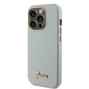 Apple iPhone 15 Pro Uyumlu Kılıf Guess Orjinal Lisanslı Yazı Logolu Glitter Glossy Script Kapak - 1