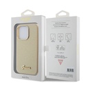 Apple iPhone 15 Pro Uyumlu Kılıf Guess Orjinal Lisanslı Yazı Logolu Glitter Glossy Script Kapak - 19