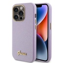 Apple iPhone 15 Pro Uyumlu Kılıf Guess Orjinal Lisanslı Yazı Logolu Glitter Glossy Script Kapak - 20
