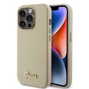 Apple iPhone 15 Pro Max Uyumlu Kılıf Guess Orjinal Lisanslı Yazı Logolu Glitter Glossy Script Kapak - 7